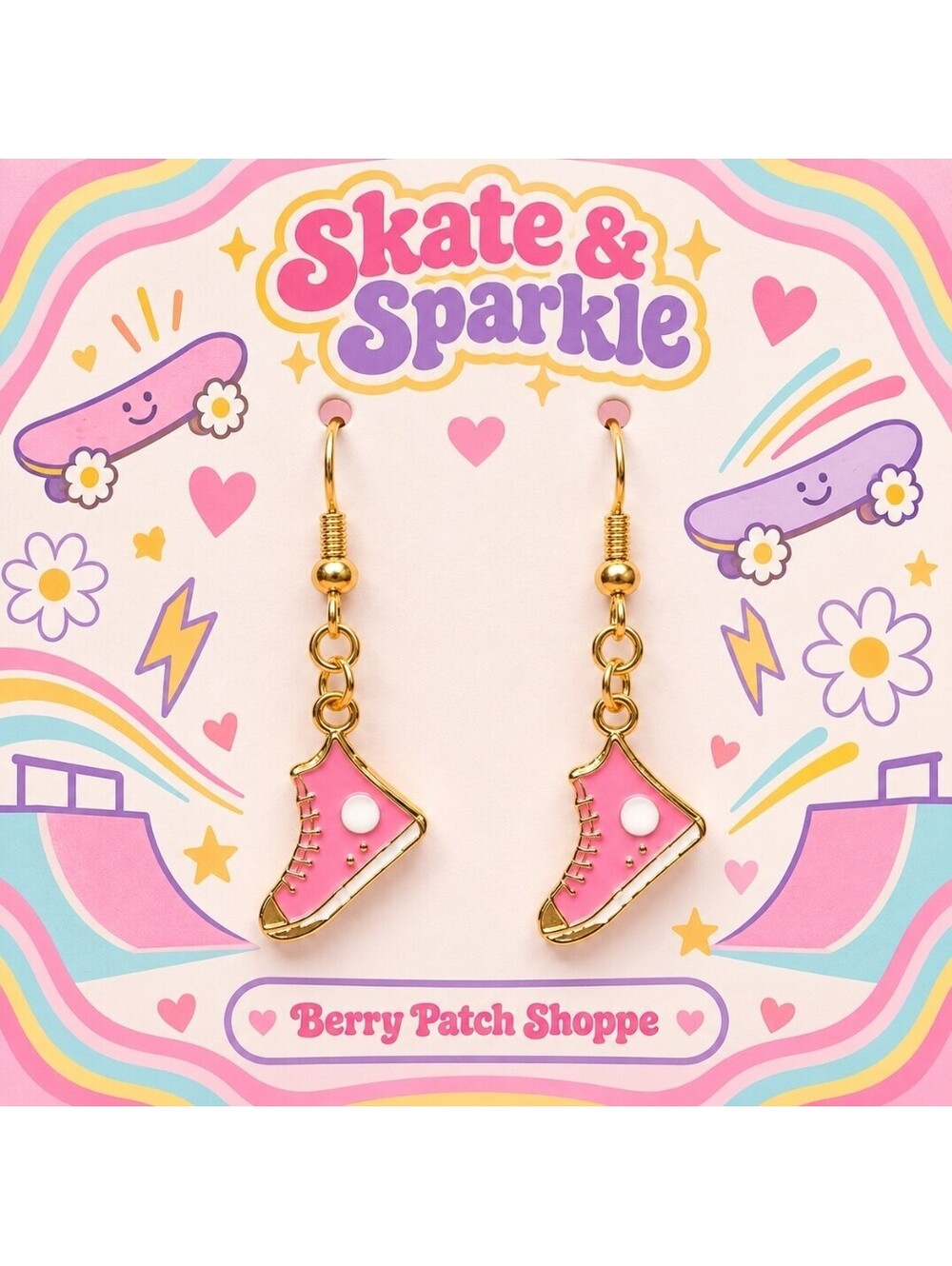 Converse All-star Skateboard Sneaker Earrings